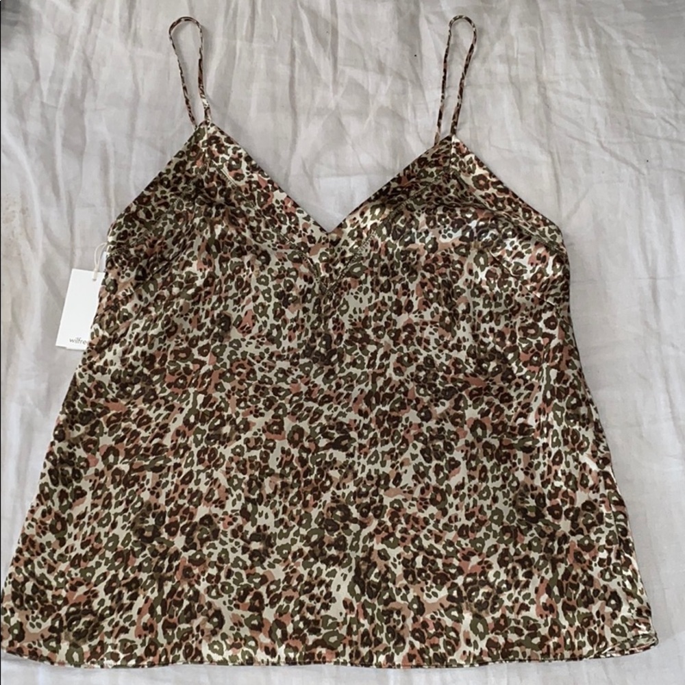 *NWT* Aritzia Wilfred Leopard Tank